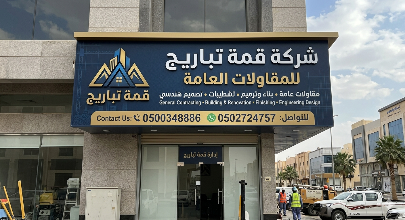 شركة قمة تباريج للمقاولات العامه Logo