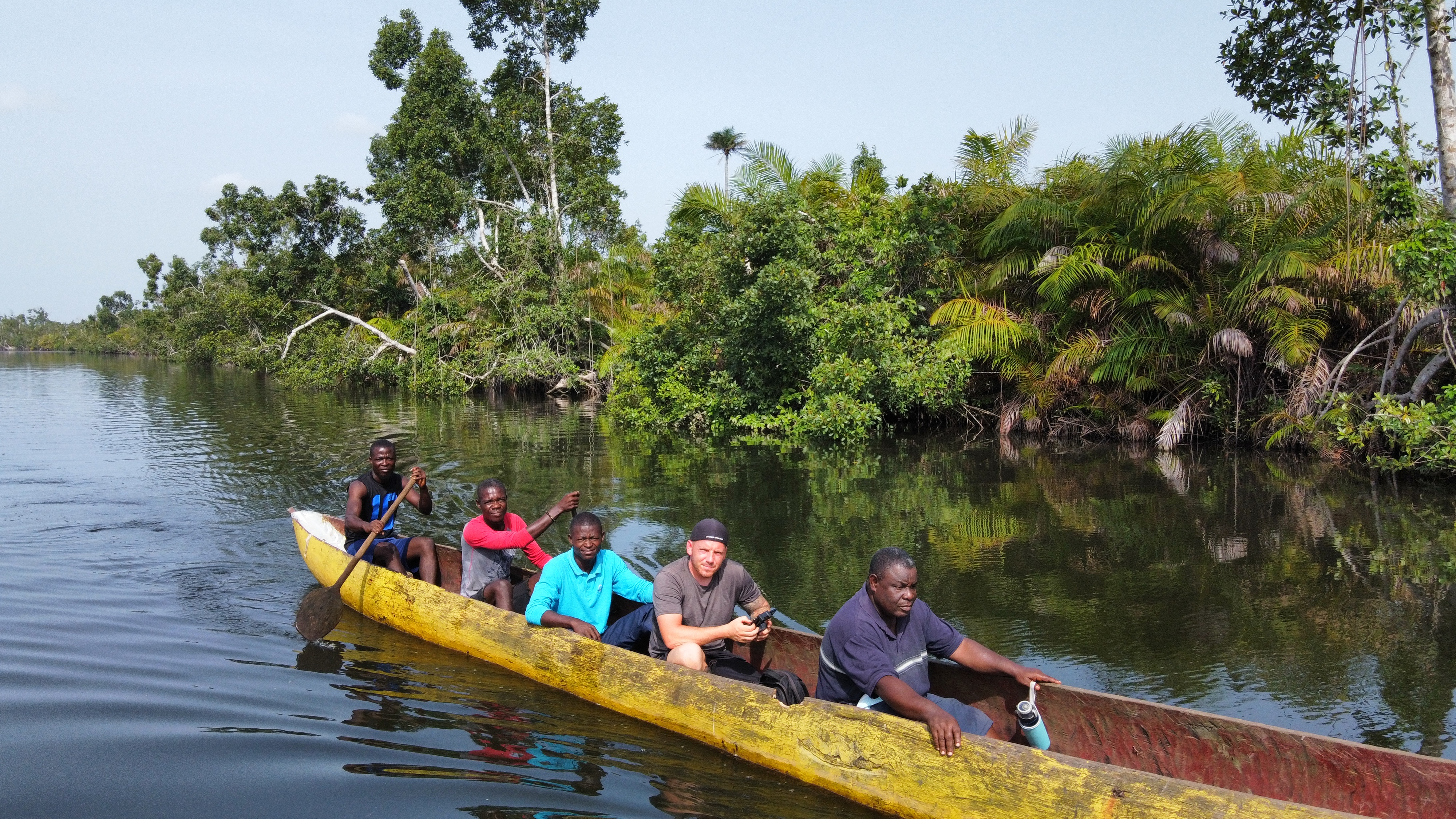 River journey in Liberia