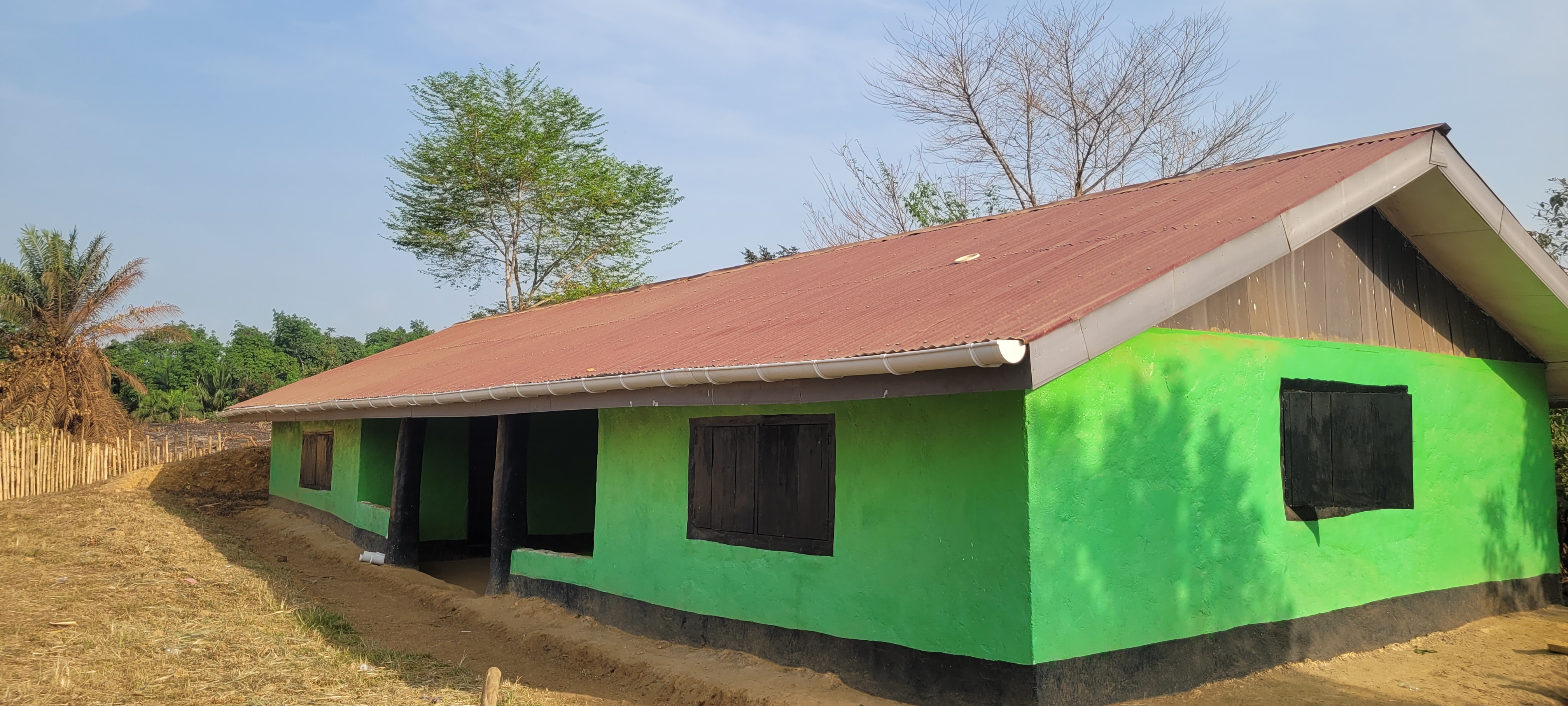 A school for children out in the bush