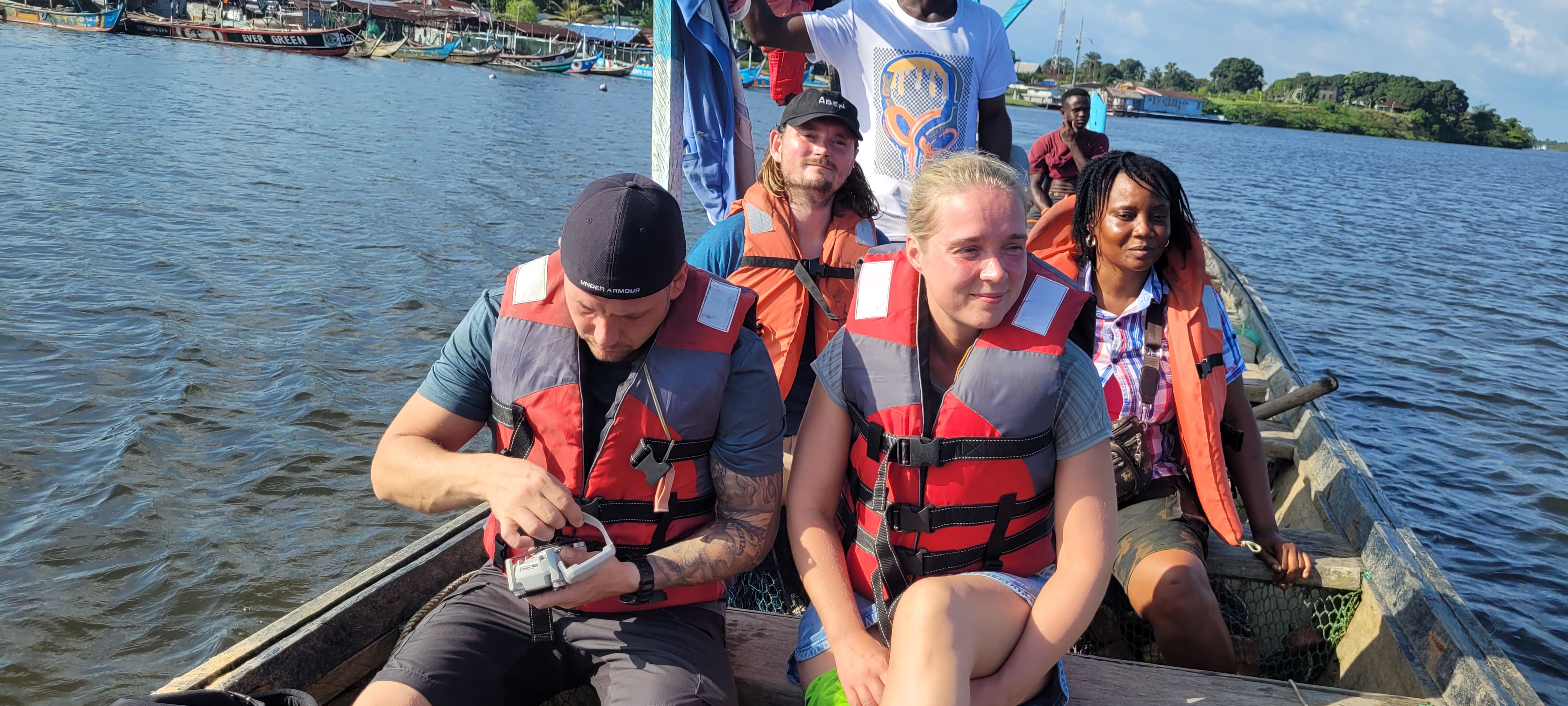A boat trip out to see some Chimpanzees