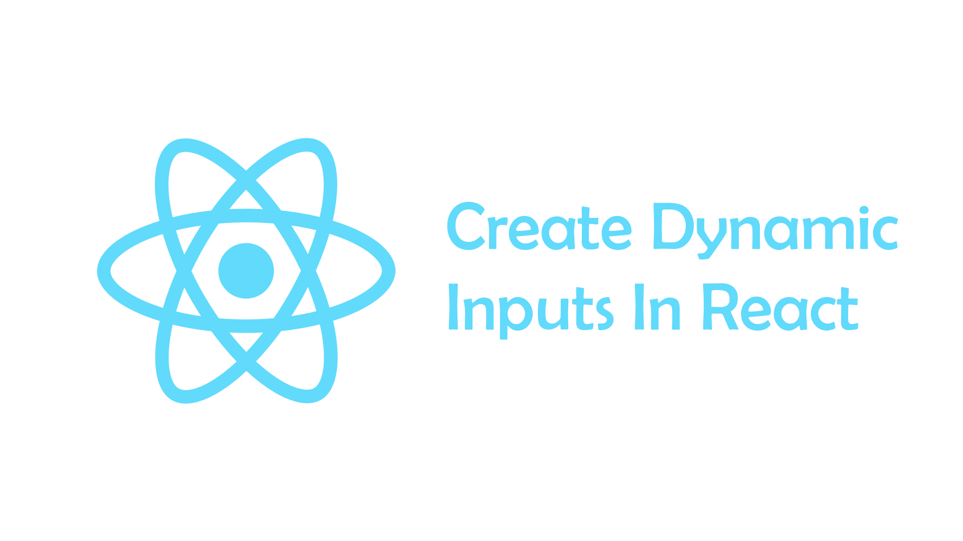 How to create dynamic inputs in react