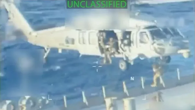 Dramatic DOJ Footage Reveals U.S. Raid on Sanctioned Venezuelan Oil Tanker