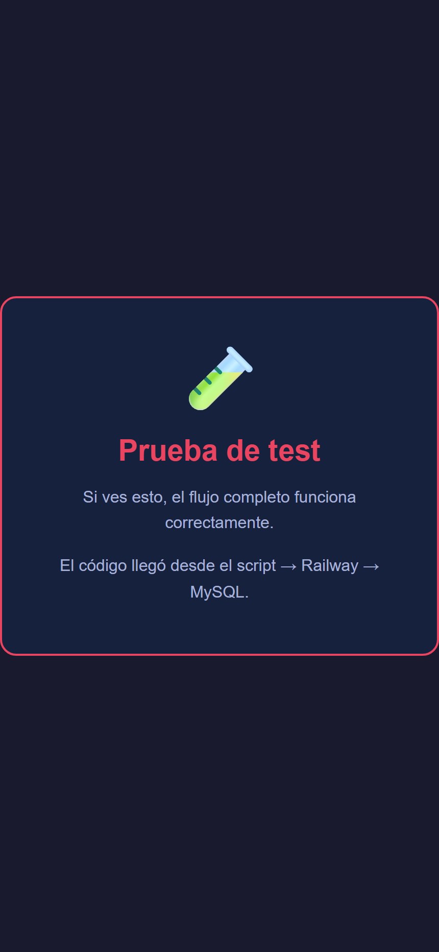 Prueba de test