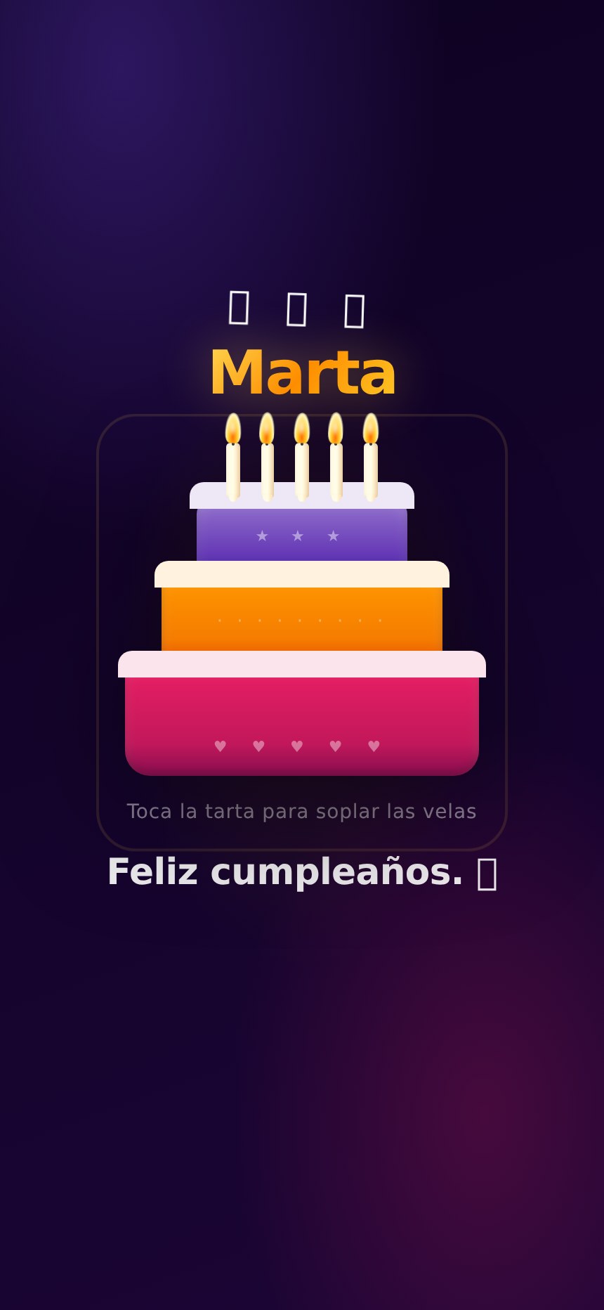 La tarta que llega por WhatsApp