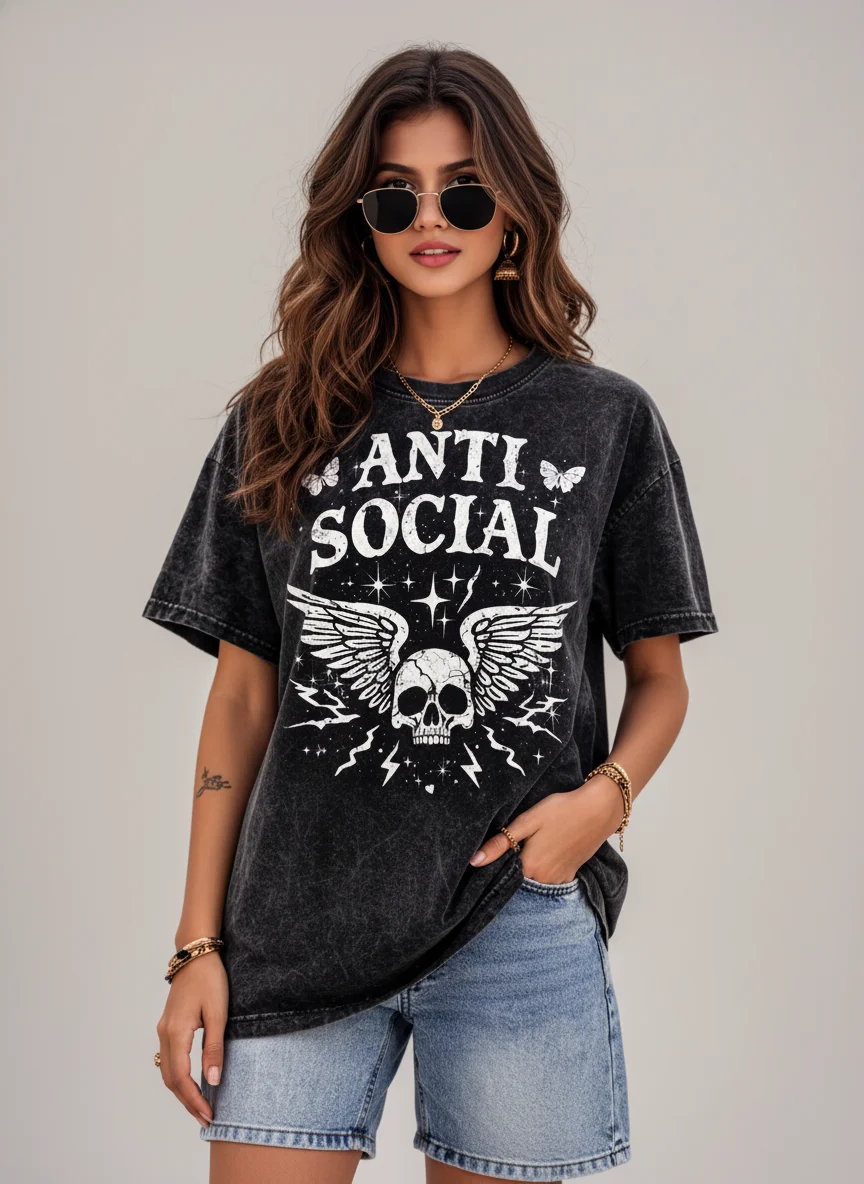 acidwash tshirt