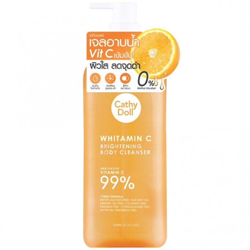 Cathy Doll Whitamin C Brightening Body Cleanser 520ml  