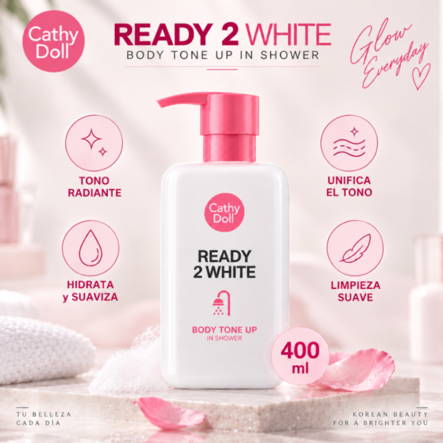 CATHY DOLL READY 2 WHITE BODY TONE UP IN SHOWER 400 ml