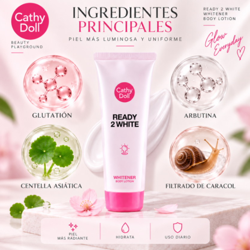 CATHY DOLL READY 2 WHITE WHITENER BODY LOTION 150 ml