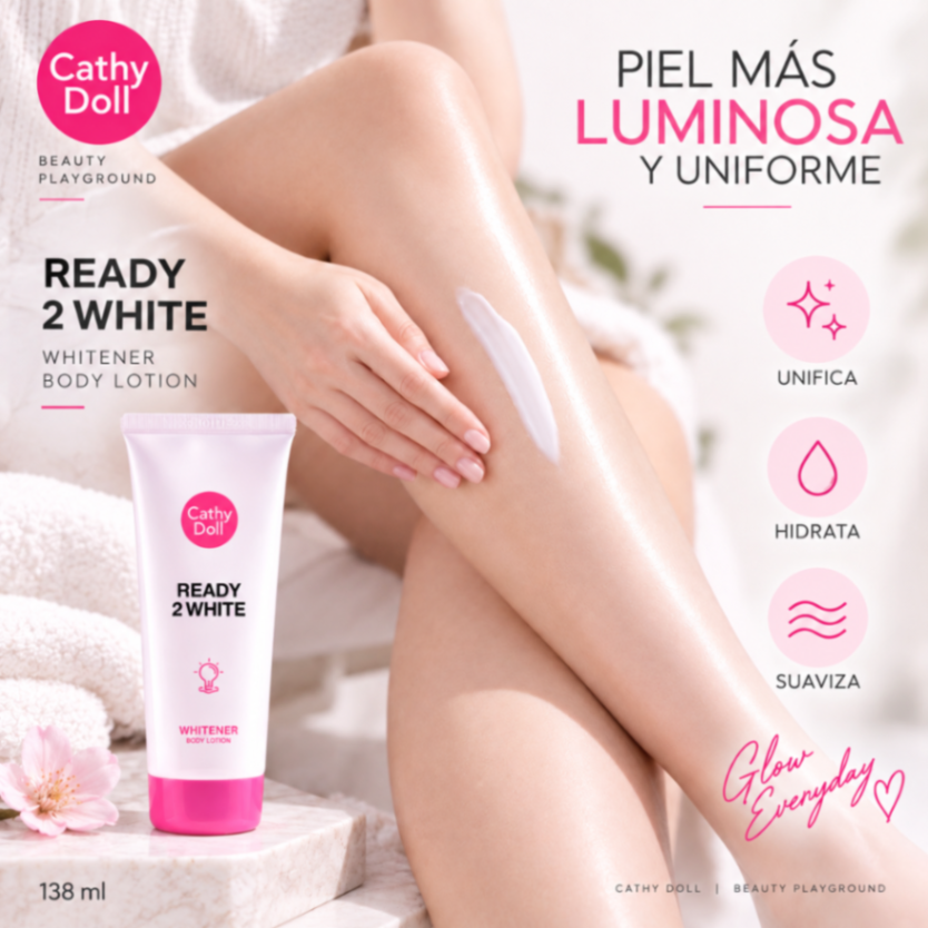 CATHY DOLL READY 2 WHITE WHITENER BODY LOTION 150 ml