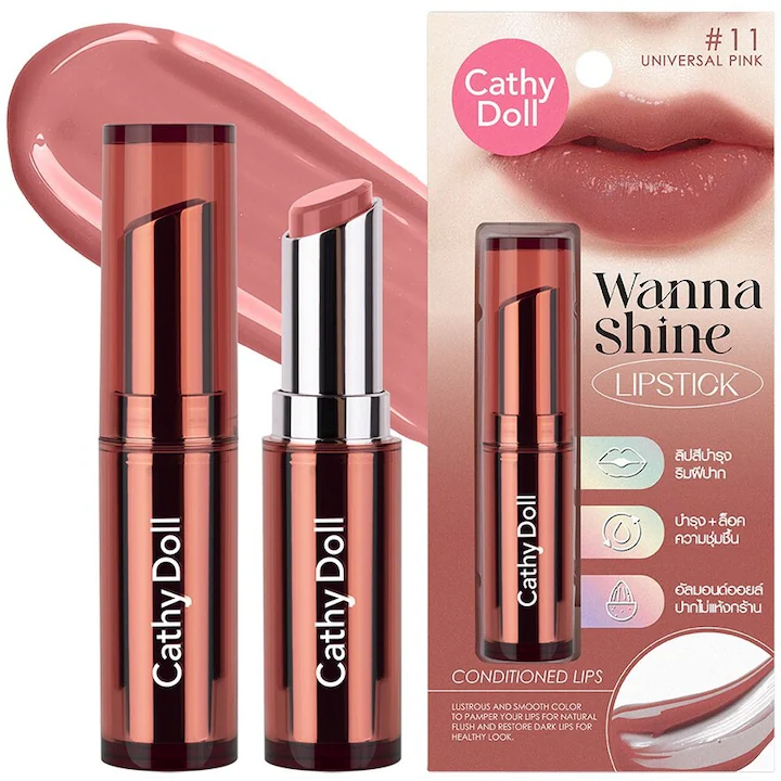 CATHY DOLL WANNA SHINE LIPSTICK 3 gr