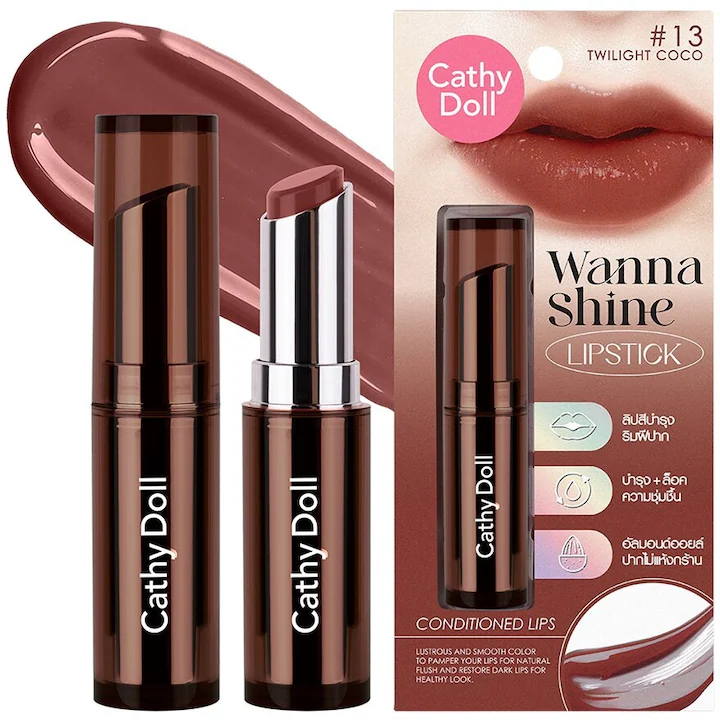 CATHY DOLL WANNA SHINE LIPSTICK 3 gr