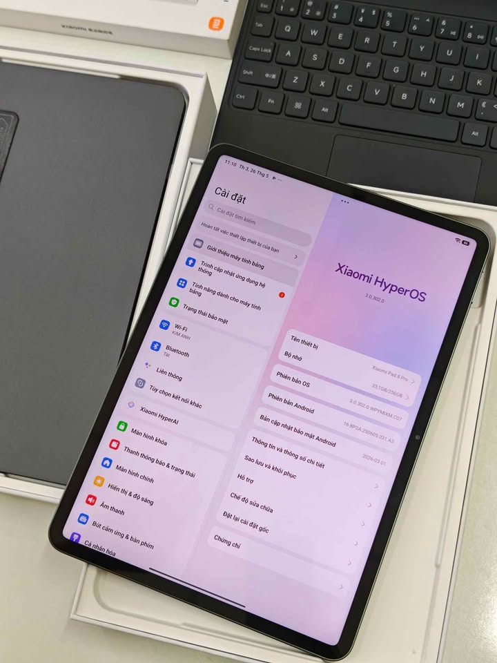 샤오미 패드 8 프로 8GB/256GB 롬 QT 5