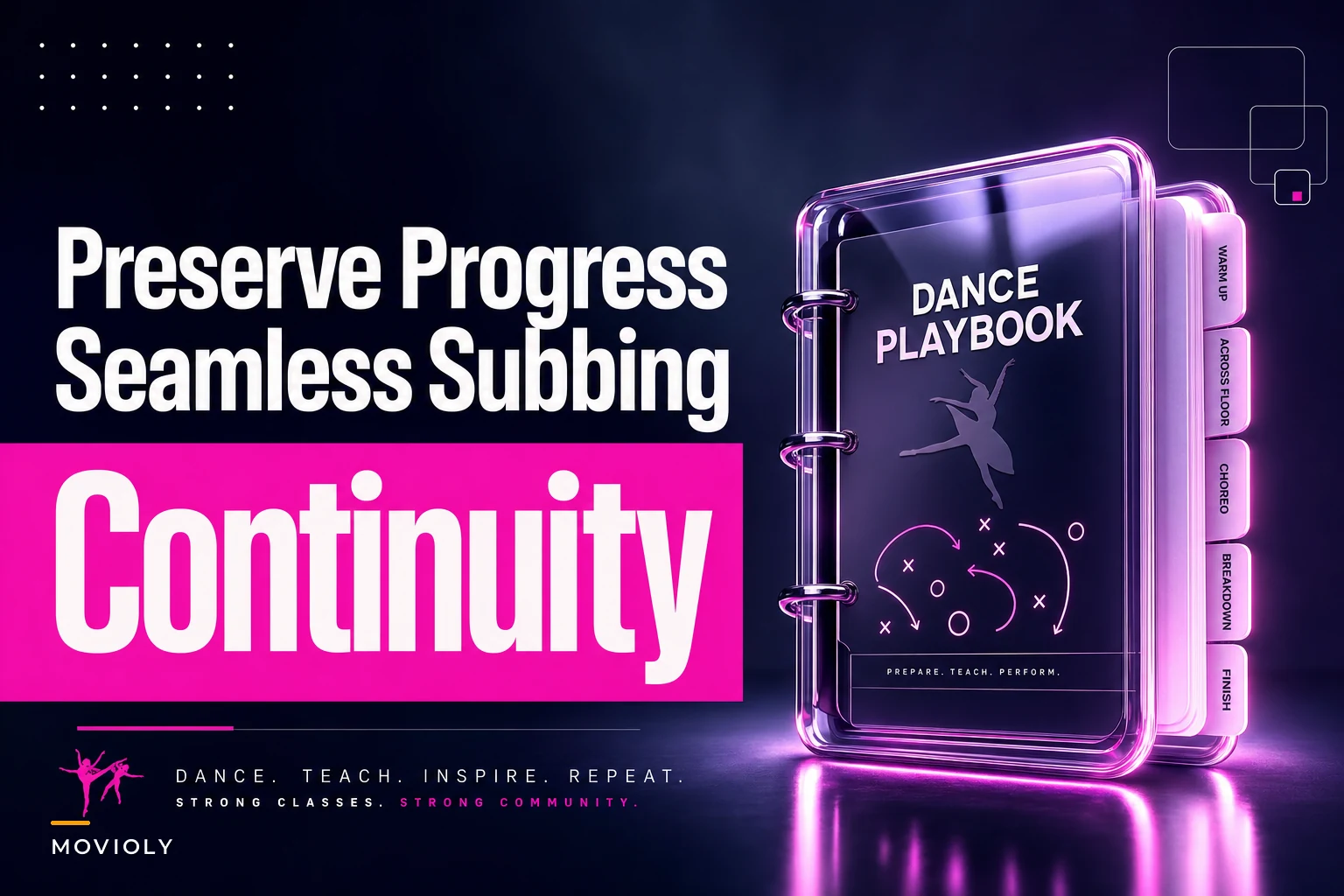 Avoid lost progress: a substitute workflow that preserves choreography and class progression