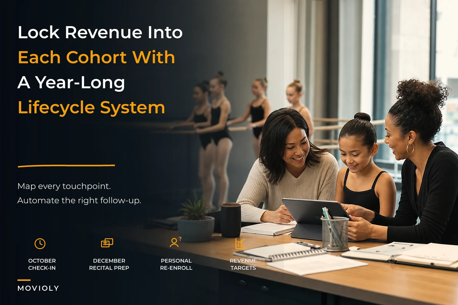 Lock Revenue Into Cohorts: A Family Lifecycle System for Enrollment, Re-Enrollments and Alumni Revenue