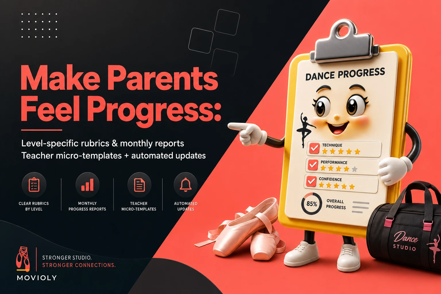 Make parents feel progress: curriculum maps and monthly progress-report templates that increase perceived value