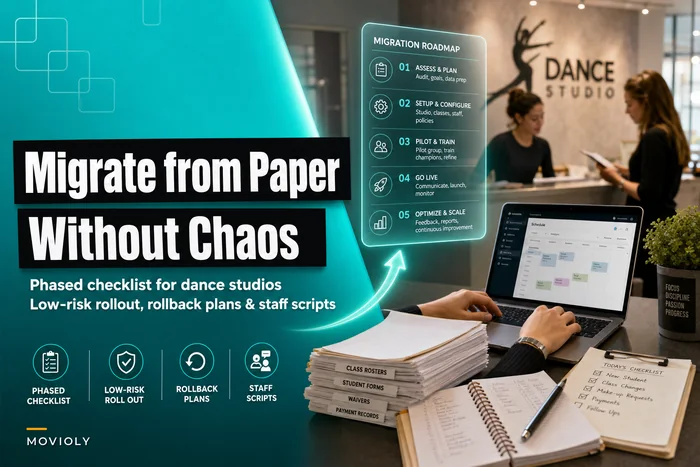 Migrate from paper without chaos — a phased checklist for dance studios moving to digital workflows