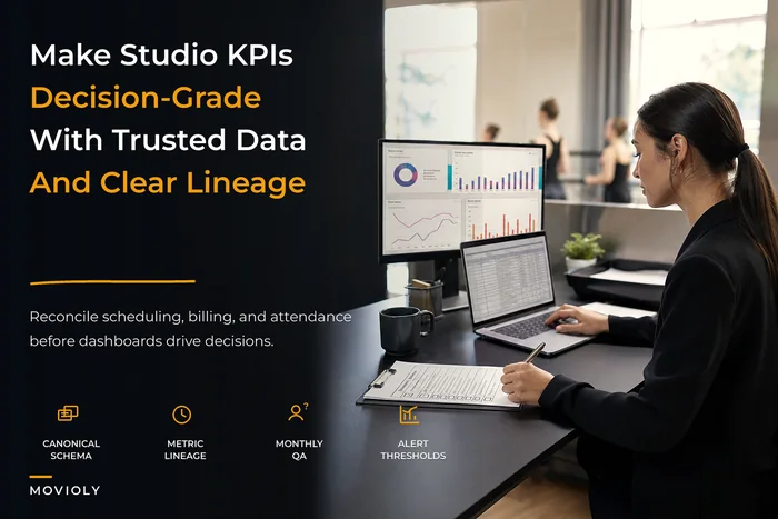 Studio data governance blueprint for reliable decision-grade KPIs
