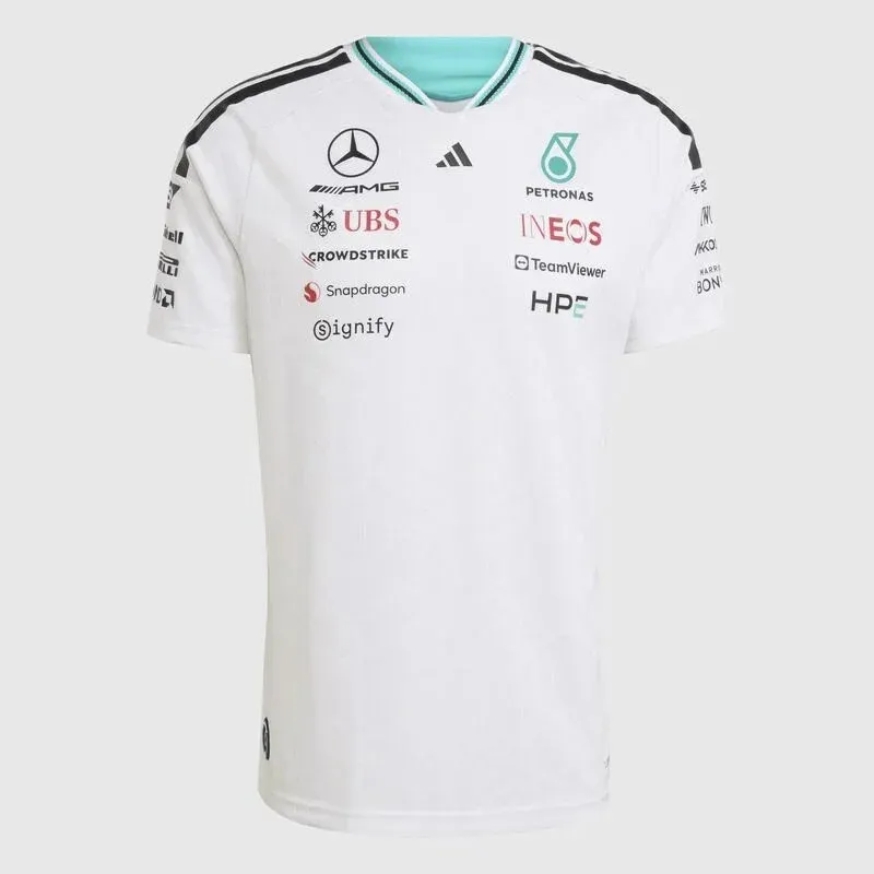 Mercedes T-Shirt 2026 Season White Replica