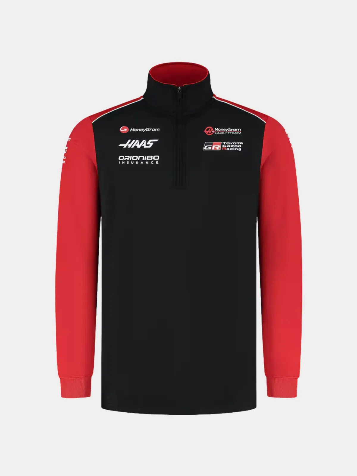 Haas F1 Quarter Zip 2025 Season OFFICIAL