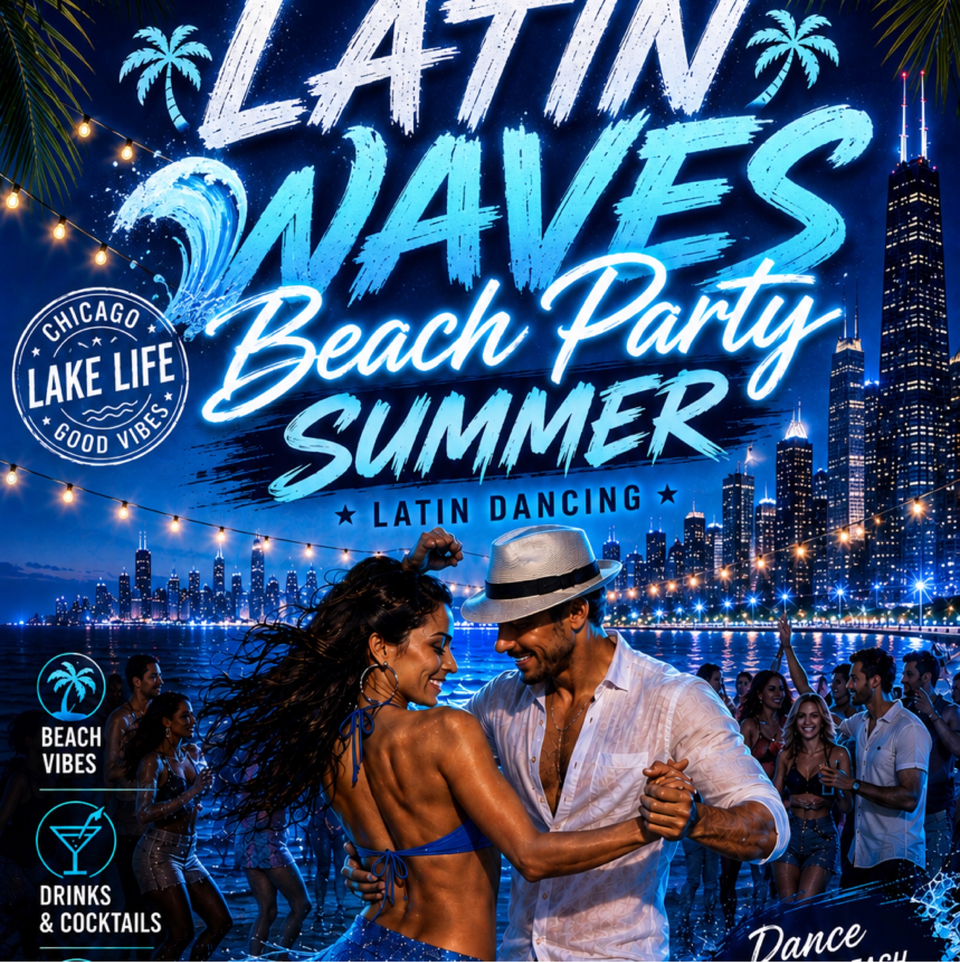 Latin Waves: Foster Beach Party