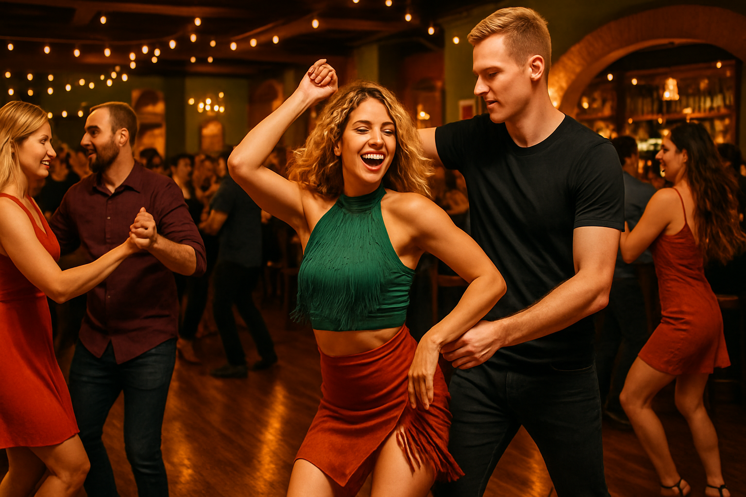 Make some noise. Latin Social Dancing. Itasca