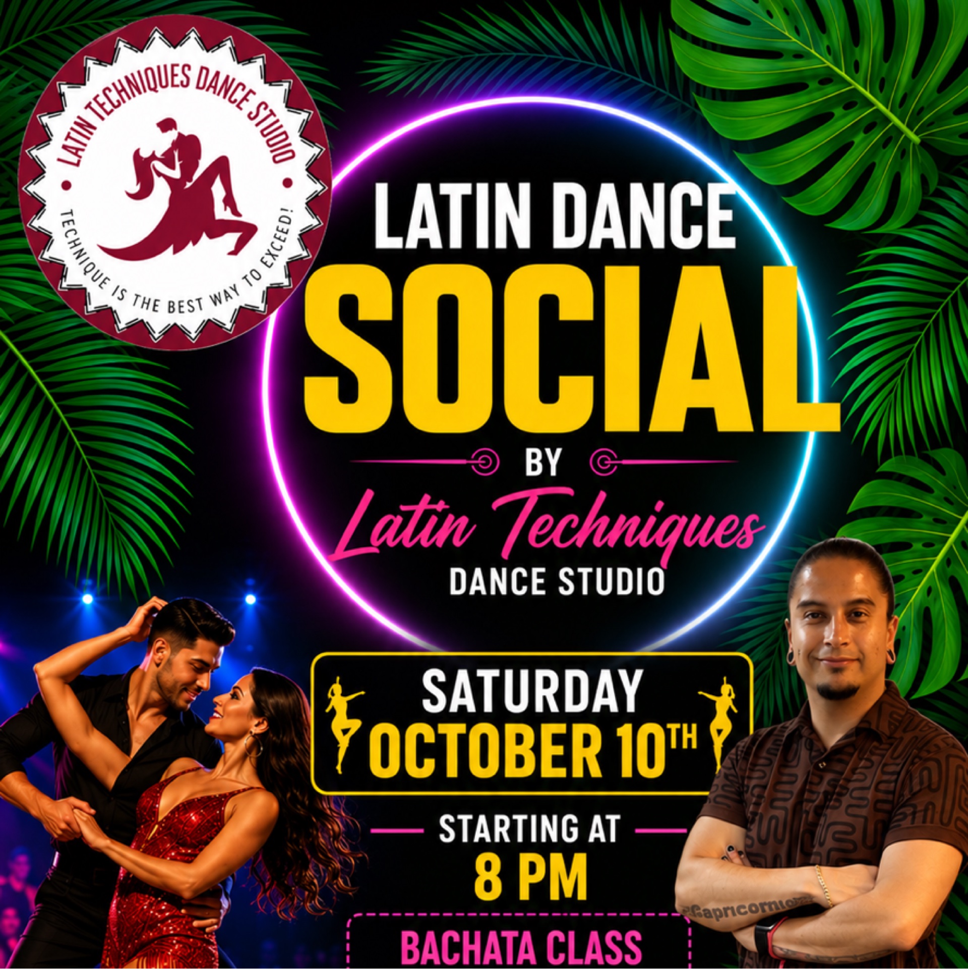 Saturday’s Latin Techniques Halloween Dance Social