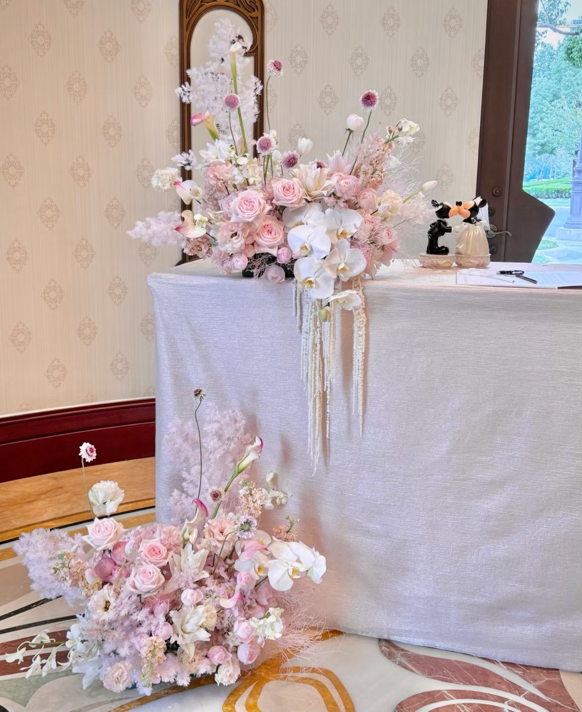 粉白漸層搭配 - 街趣婚禮花藝