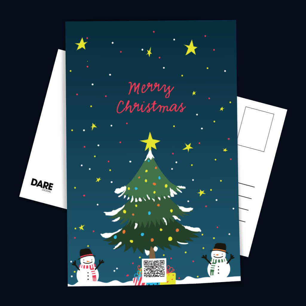 Christmas Sparkles Postcard