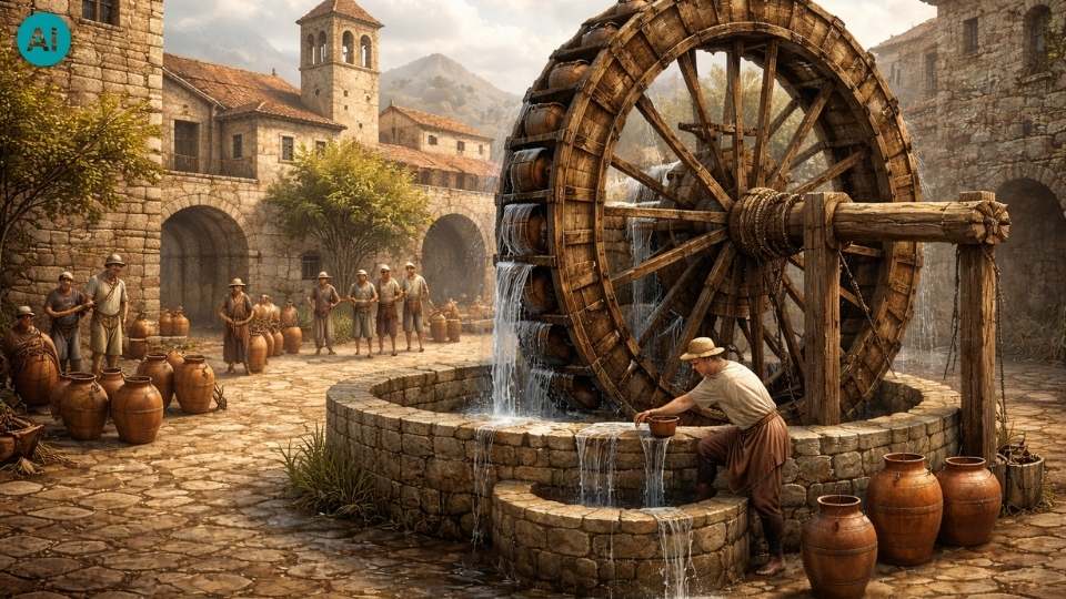 Route de la roue à aubes