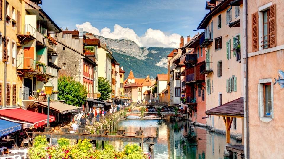 Los canales de Annecy