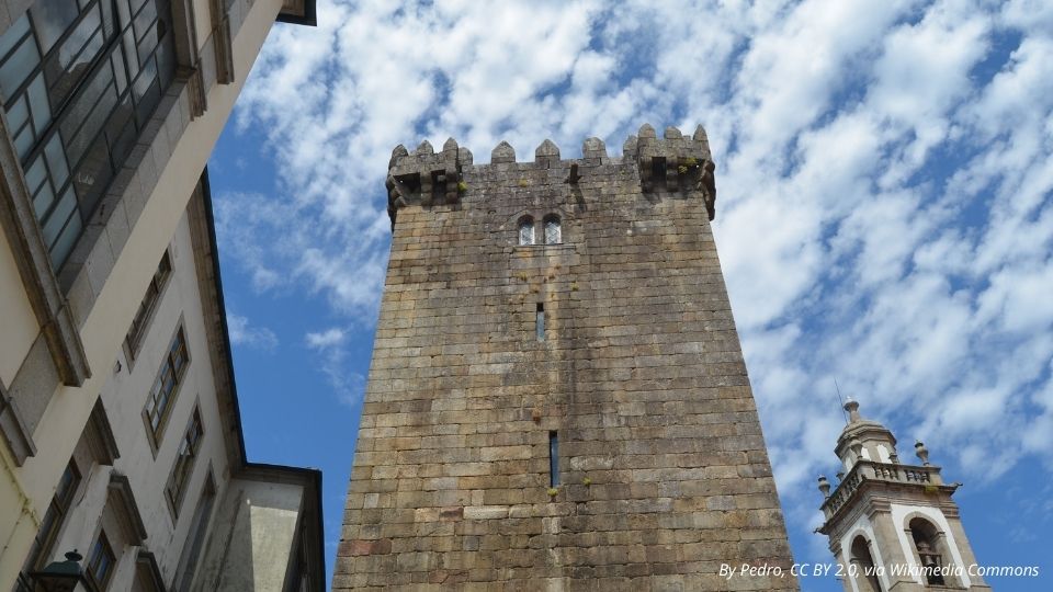 Torre del homenaje del antiguo castillo de Braga