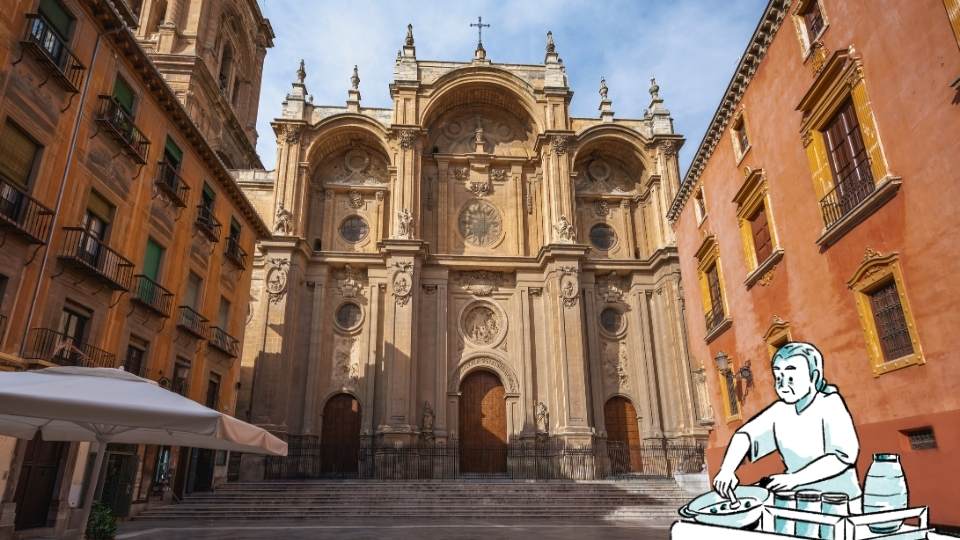 Plaza de las Pasiegas - Granada Cathedral