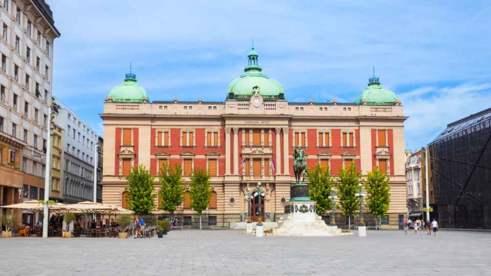 Platz der Republik und Nationalmuseum