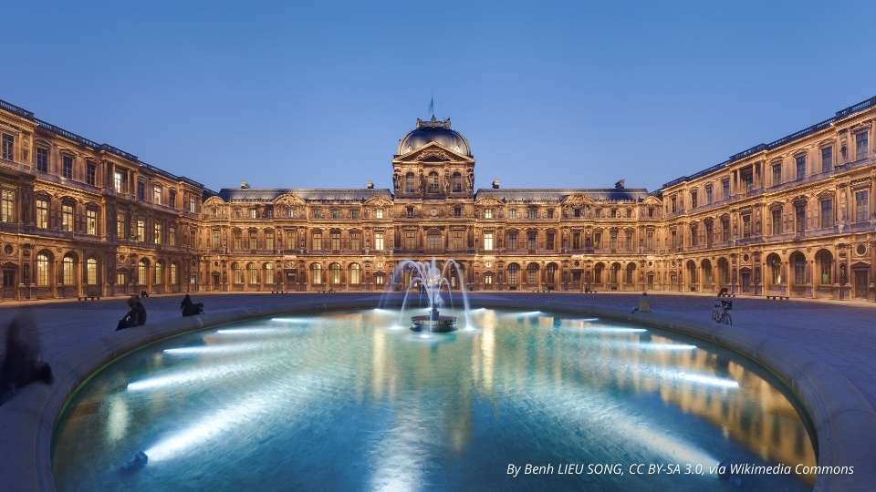Louvre-Museum – Quadratischer Innenhof