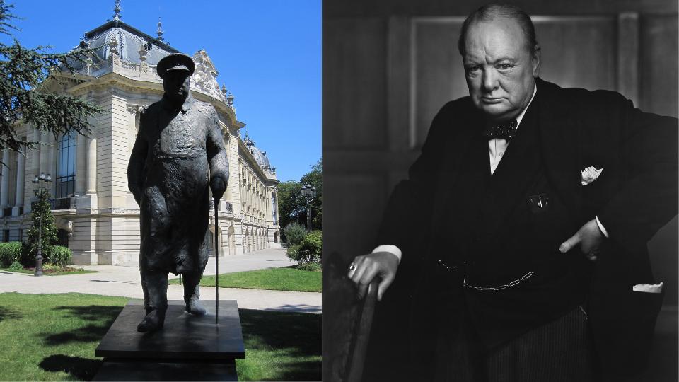 Winston Churchill-Statue