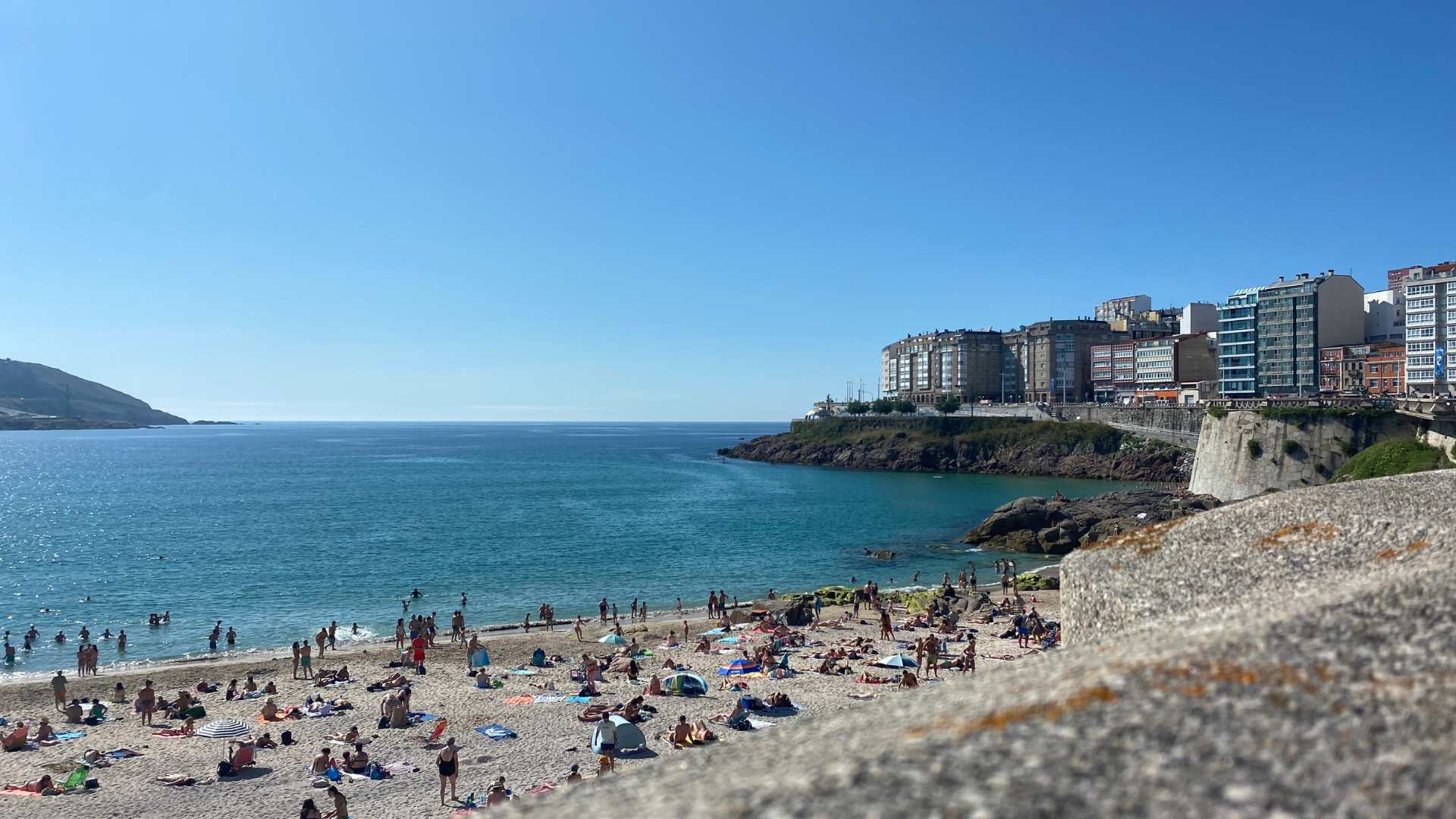 Playas de Riazor y el Orzán