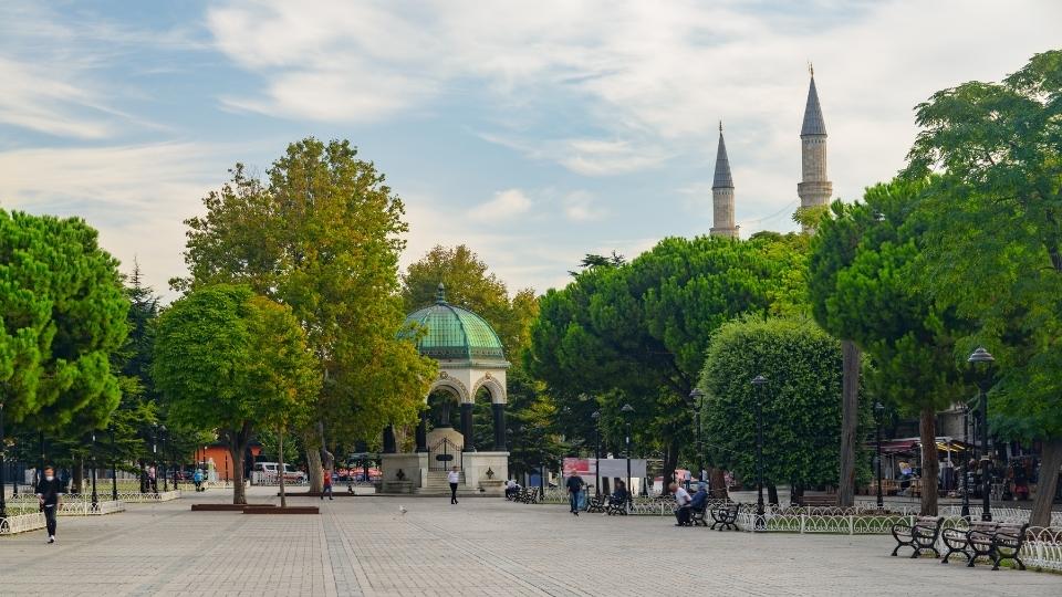 Ponto de partida – Praça Sultanahmet