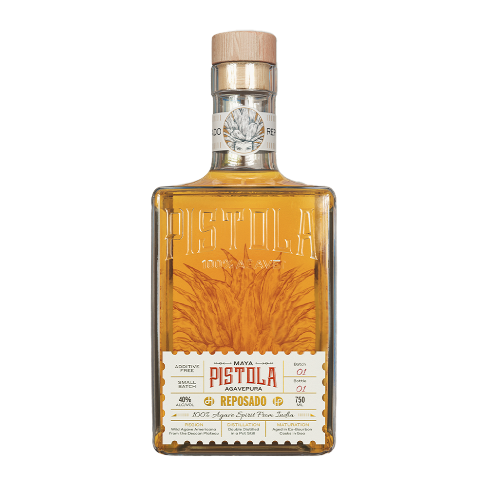 Maya Pistola Agavepura Agave Spirit bottle