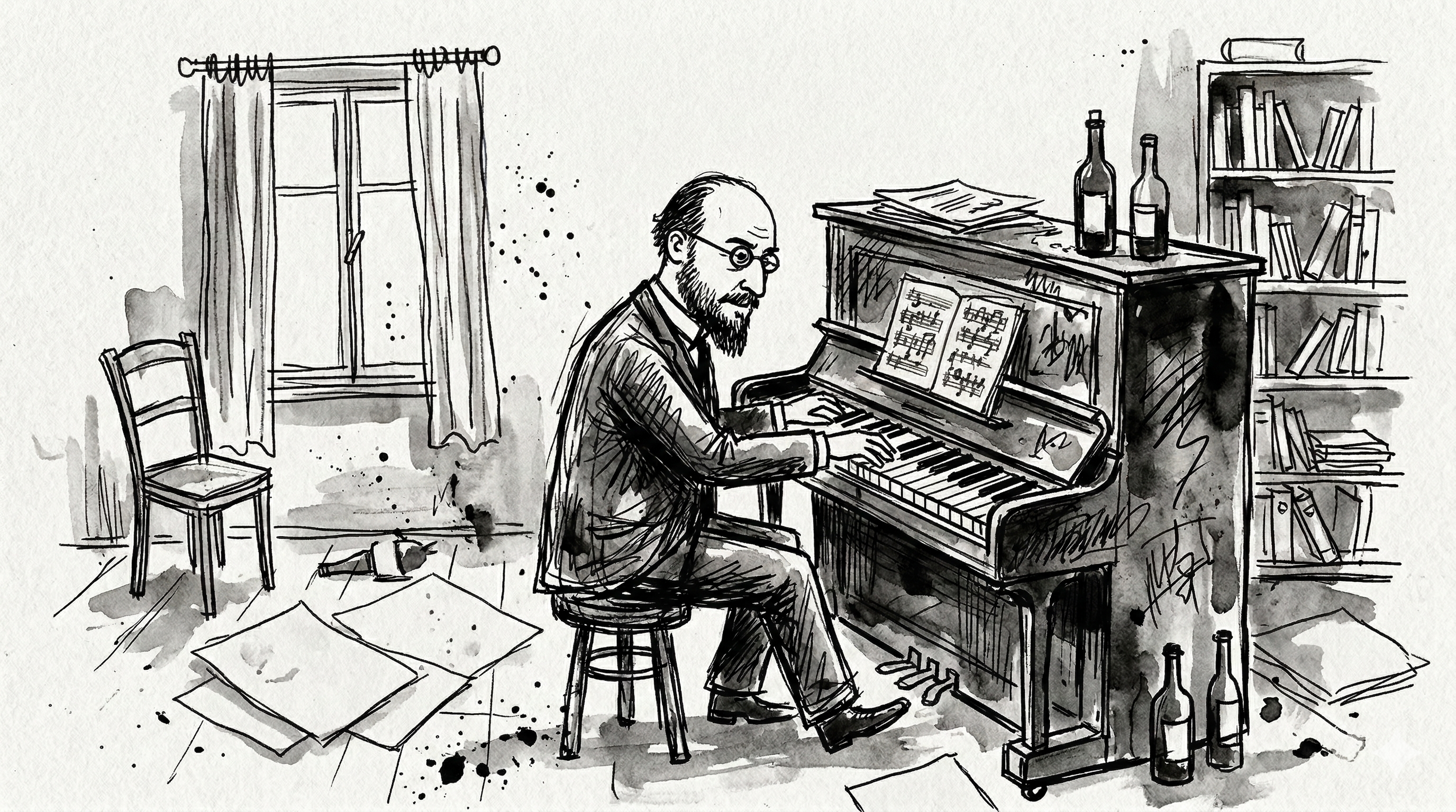 Erik Satie: de compositor excéntrico a ícono del siglo XX