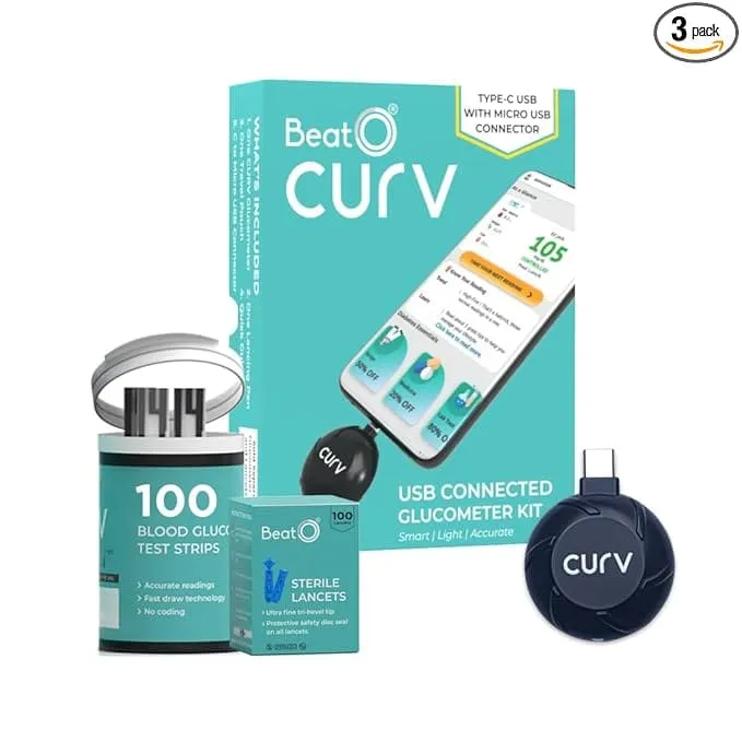 Beato Curv Glucometer Kit