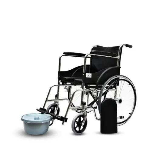 Medemove Commode Chair with Wheel - Wheelchair and Mobility by Darshan Elders Care - High quality medical equipment
