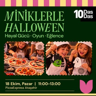 Miniklerle Halloween & Pizza Atölyesi