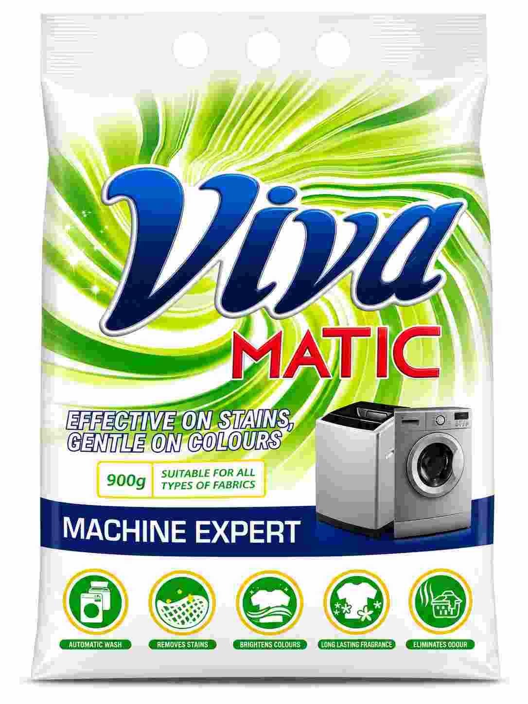 Viva Matic Detergent Powder (900g) — White