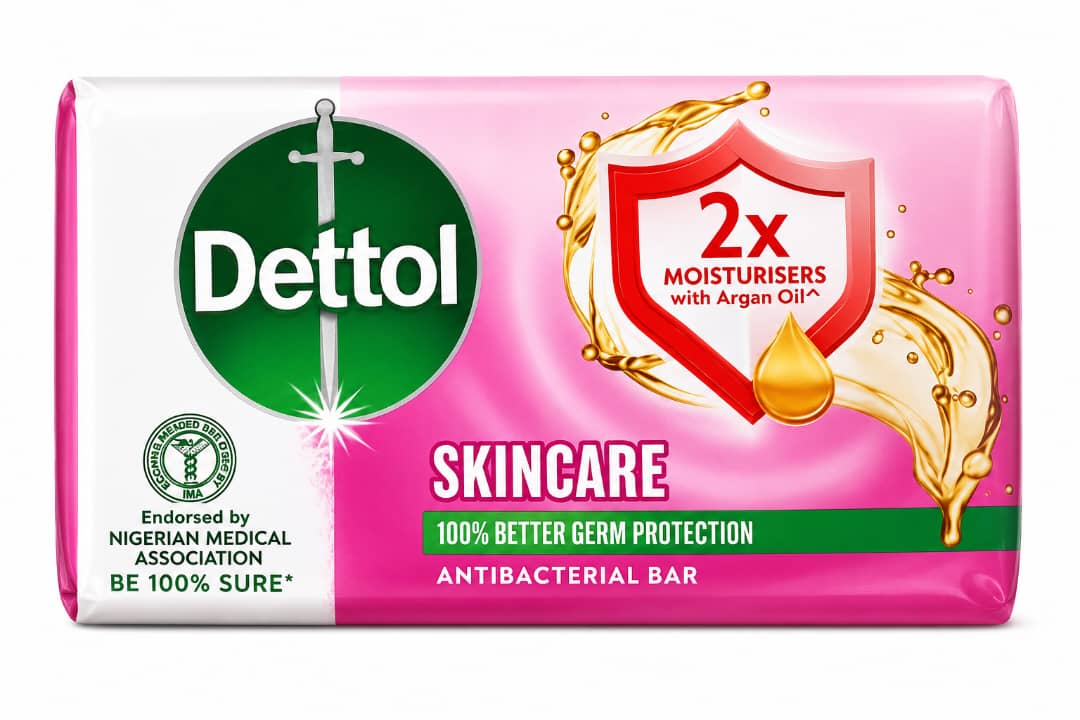 Buy Dettol Skincare Antibacterial Bar Soap in Oyo, Nigeria | dasesupermarket.com — White