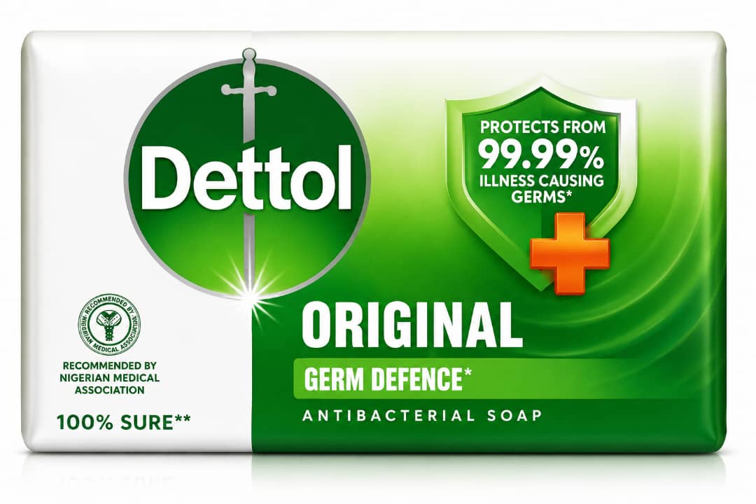 Buy Dettol Original Germ Defence Antibacterial Soap in Oyo, Nigeria | dasesupermarket.com — Green