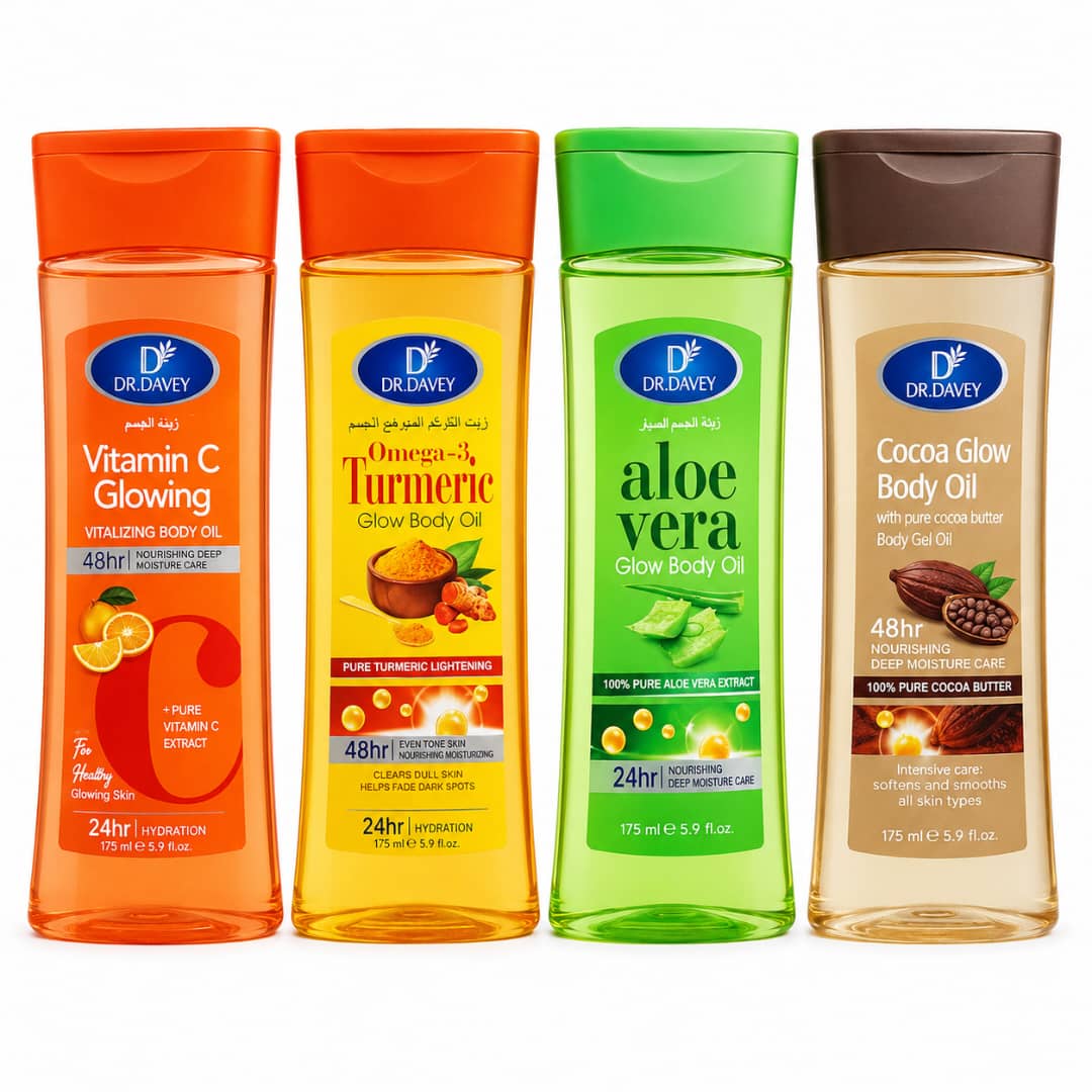 Buy Dr. Davey Vitamin C Glowing Vitalizing Body Oil in Oyo, Nigeria | dasesupermarket.com — brown