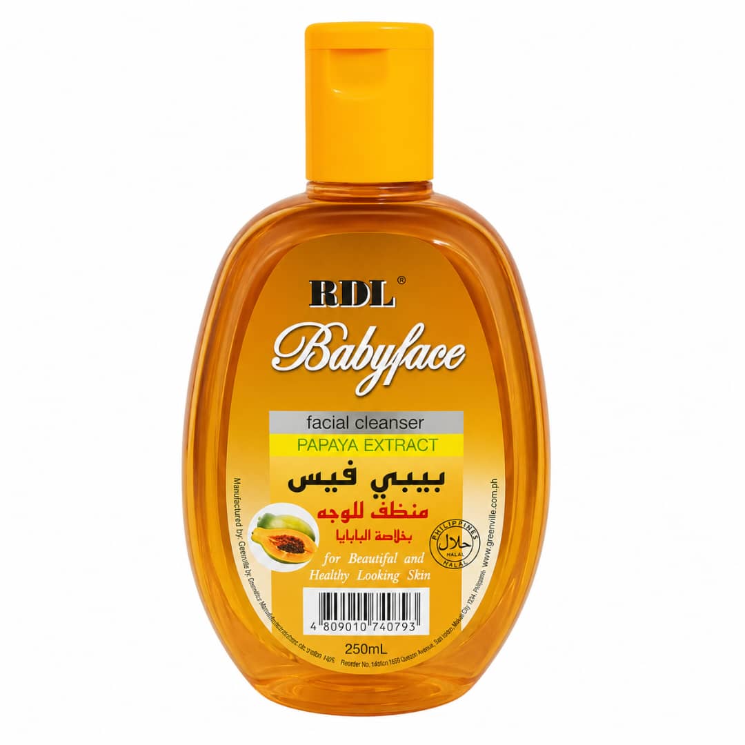 Buy RDL Babyface Facial Cleanser Papaya Extract in Oyo, Nigeria | dasesupermarket.com — brown