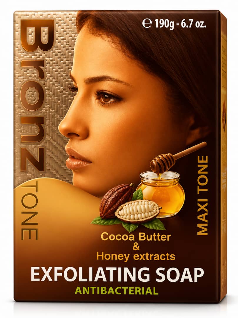 Buy Bionz Tone Maxi Tone Exfoliating Antibacterial Soap in Oyo, Nigeria | dasesupermarket.com — brown