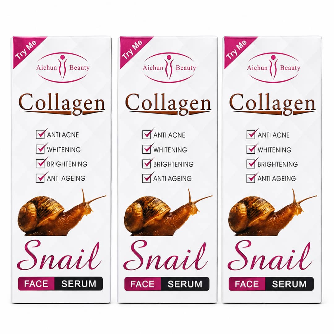 Buy Aichun Beauty Collagen Snail Face Serum in Oyo, Nigeria | dasesupermarket.com — White