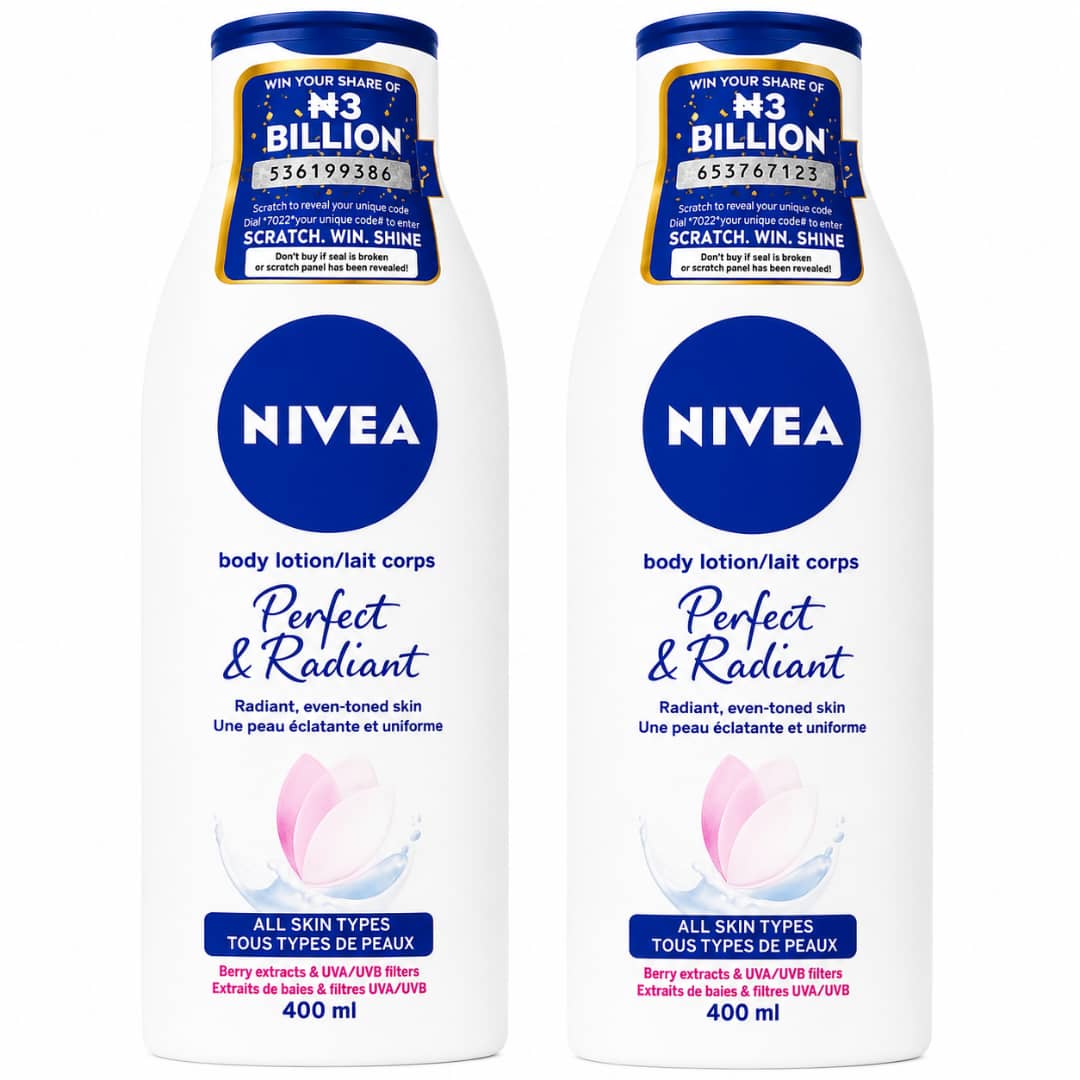 Buy Nivea Perfect & Radiant Body Lotion in Oyo, Nigeria | dasesupermarket.com — White
